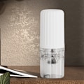 Miniatyrbilde 1 av 5: Elektrisk USB oppladbar kaffekvern Grå Justerbar tykkelseskvern white