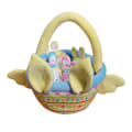Miniatyrbilde 1 av 4: Plysj påskeegg Ornament Figur Dekor Hnadmade M/ Håndtak For Pynt