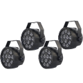 Pikkukuva 1 / 5: 4x Led Par64 Stage Light Rgbw Dmx512 Stage Lighting
