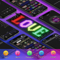 Miniatyrbillede 3 af 5: Mini Led Car Sign, 6,7'x2,76'fleksibel Led Matrix Panel Usb 5v Bluetooth Application Control Diy Programmerbar Scrolling Led Sign Til Bilfest Bryllup