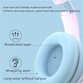 Pikkukuva 6 / 7: Langattomat korvakuulokkeet Taitettavat kuulokkeet Bluetooth -kuuloke-violetti