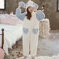 Pikkukuva 2 / 5: Sanrioed Plush Anime Cinnamoroll Talvivillaiset Lapset Rompers, tyttöjen yöpuvut piirretty pyjama
