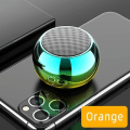 Pikkukuva 1 / 4: Pyöreä mini bluetooth 5.0 langaton kaiutin 9d subwoofer outdooe urheilu bluetooth kaiutin cnc turbo musiikkisoitin Orange