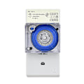 Miniatyrbilde 1 av 5: Mekanisk 24-timers timerbryter AC 220-240v 15 minutter Intervall 96 ganger På/Av Programmerbar elektrisk timer Din-skinneinstallasjon Relébryter SUL181h AC110-230V