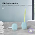 Miniatyrbilde 5 av 6: Tannbørsteholder, Tannbørste-renser-etui, Bærbar USB-lading Tannbørstedeksel med UV-C-lys, Reise-tannbørsteholder