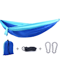 Pikkukuva 4 / 4: Ultralight Travel Camping Hammock | 2 x Premium Carabiner, 2 x nylon slings Included | For Outdoor Indoor Garden Use