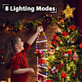 Miniatyrbilde 2 av 5: LED Julelys - Juledekorativ Stigelys med Julenissen, Julepynt til Innendørs Utendørs, Vindu, Hage, Hjem, Vegg