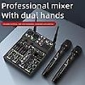 Pikkukuva 2 / 5: 4 Channel Audio Mixer Ammattimainen UHF langaton mikrofonijärjestelmä