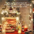 Miniatyrbild 5 av 5: 4-pack LED Ljusstake Jesus LED Ljus Jul Påsk LED Bordlampa (med Bas)