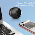 Miniatyrbild 3 av 5: Liten Bluetooth högtalare, Bärbara Bluetooth högtalare, Trådlös högtalare med kraftfull basljud Stereoparning（svart）