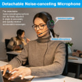 Miniatyrbillede 5 af 5: 2,4 GHz/Bluetooth Blue dual-mode trådløst gaming headset med ultralav latens støjreduktion e-sports headset velegnet til pc
