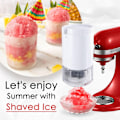 Pikkukuva 3 / 5: Jääraastin KitchenAid-yleiskoneeseen, lumikartiokone, jossa karkea ja hieno terä, 8 jäämuottia