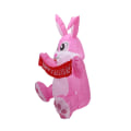 Miniatyrbild 4 av 5: 1,5 M lång påsk uppblåsbar rosa kanin Glad påsk LED-lampor Utomhus semester Spränga upp upplysta reklam uppblåsbara leksaker
