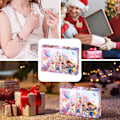 Miniatyrbilde 4 av 5: Julegave armbåndssett for jenter 2024, nytt adventskalender armbåndslaging leketøy, julepynt Pink