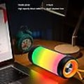 Pikkukuva 5 / 5: Värillinen LED-langaton kaiutin Mini Music Sound Column -kannettava kaiutin