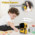Miniatyrbillede 3 af 5: Stem-robot legetøj med stemmestyring til børn, dans, sang, tale, gå i cirkler, berøringsfølsom, sjove partnere, julegave