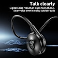 Pikkukuva 5 / 5: Bone Conduction -kuulokkeet Niskapanta Kuulokkeet Langattomat urheilukuulokkeet - Vaaleanpunainen