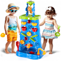 Miniatyrbild 2 av 5: Vattenfall Lekbord för Barn 3-8 År, Pedagogiskt Sinnesbord för Barn, Aktivitets Sinnesbord Sommarleksaker