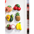Pikkukuva 5 / 5: Hedelmämagneetti, 10 kpl Fruit Strong Adhesion -jääkaappimagneetti jääkaapin, valkotaulujen, koulukaappien koristeluun (3 cm)