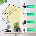 Miniatyrbillede 3 af 6: Plantelys, Plantelys til indendørs planter, 10 dæmpningsniveauer og 4 hoveder Plantelys med timer, 3 tilstandsindstillinger til planter og sukkulenter