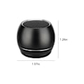 Miniatyrbild 5 av 5: Liten Bluetooth högtalare, Bärbara Bluetooth högtalare, Trådlös högtalare med kraftfull basljud Stereoparning（svart）