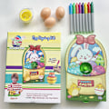 Miniatyrbilde 1 av 4: Pyntesett for påskeegg Søt kanin DIY-eggdekorering påskeLEKE Gavesett for barn
