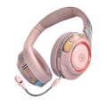 Pikkukuva 1 / 5: Langattomat kuulokkeet, RGB HiFi Stereo Bass Langattomat kuulokkeet mikrofonilla PS4:lle PS5 Puhelin PC Bluetooth 5.0 Pelikuulokkeet Vaaleanpunainen pink