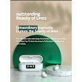 Miniatyrbild 5 av 5: Bluetooth-kompatibla hörlurar In-ear Noise Cancelling Game Music White white