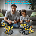 Miniatyrbillede 3 af 6: Robot Legetøj til Børn Byggesæt, 541 Dele App & Fjernbetjening Robotkit, Ingeniør Robot/Dinosaur Byggelegetøj Gave til Børn 6+ Undervisningsgaver