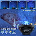 Pikkukuva 4 / 4: Stjärnprojektor med Bluetooth Högtalare - Din egna Galaxlampa. multicolor