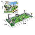 Miniatyrbillede 5 af 5: VM fodboldbane samlet byggeklodser sæt 381pcs