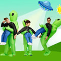 Pikkukuva 2 / 4: Alien-puhallusasu Halloween-cosplayhin