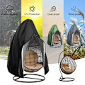 Miniatyrbild 2 av 5: Utomhusgunga Hängstol Äggskal Cover Mitten Zip Style 210d Silver