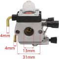 Miniatyrbillede 2 af 5: Karburator Stihl Fs80, Stihl Fc55 Fc75 Fc85 Fs310 Fs38 Fs45 Fs45c Fs45l Fs46 Fs55 Fs55c Fs55r Fs55t Fs55t Fs74 Fs76 Fs80 Fs855 H575hl