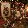 Miniatyrbild 2 av 8: Christmas Tree Ornament DIY Kit, Handmade Patchwork with Fabric, Creative Sewing Project and Christmas Decoration for Beginners Nutcracker