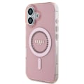 Pikkukuva 3 / 6: Coque Guess IML Strass MagSafe for iPhone 16 (Vaaleanpunainen)