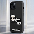 Miniatyrbillede 4 af 5: Cover til iPhone 14 Plus Bi-materiale forhøjede kanter Karl Lagerfeld Sort Svart