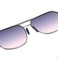 Pikkukuva 4 / 5: Aurinkolasit Aviator CV3016 Liukuväriset UV400 Violetit Lila