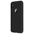 Miniatyrbillede 3 af 4: Coque - Forcell - iPhone X / XS - Blød Berøring - Silikone Gel - Sort Svart