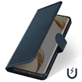 Miniatyrbild 4 av 5: Fodral till Honor 200 Handledsrem Flip Wallet Stand Midnight Blue Blå