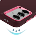 Miniatyrbillede 4 af 5: Coque - AVIZAR - Samsung Galaxy S24 FE - Silikone - Metalliseret - Beskyttelse mod stød og ridser Röd