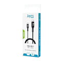 Miniatyrbillede 4 af 6: USB-C Opladningskabel - JAYM - Model PD 3.0 - 3A - 1M - Overophedningsbeskyttelse Svart