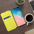 Miniatyrbillede 4 af 4: Housse - Samsung - Galaxy S10e - LED View Cover - Læder - Hvid - Kortholder Vit