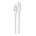 Miniatyrbillede 2 af 5: Hurtig kabel 5A USB-C til USB-C 1.2m PD 100W flettet belægning BigBen Connected Hvid