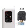 Pikkukuva 3 / 4: Takakamera Samsung Galaxy A51 5MP syvyysanturi Musta Svart