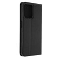 Miniatyrbillede 1 af 5: Realme C35 og Narzo 50A etui - BIGBEN - Stiv ryg - Videostøtte - Imiteret læder - Sort Svart