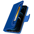 Pikkukuva 2 / 4: Apple iPhone 12 Pro Max Case Folio Lompakkoteline Toiminto Sininen Sininen blå