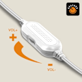 Pikkukuva 4 / 4: Langaton Kaiutin - LinQ - A2035 - 6W - Jack 3.5mm - 2 Valkoista Kaiutinta