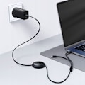 Pikkukuva 4 / 6: Baseus Musta 2x USB-C 100W Nopea Lataus ja Tiedonsiirto Laajennuskaapeli