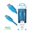 Pikkukuva 3 / 6: USB-C to USB-C 3A Lataus ja Synkronointi POP Kokoelma 1,5m Jaym Sininen Blå